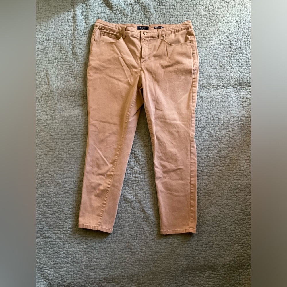 Tan pants, casual pants,